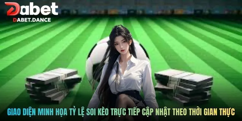 Giao diện minh họa tỷ lệ soi kèo trực tiếp cập nhật theo thời gian thực